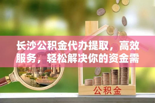 高港长沙公积金代办提取，高效服务，轻松解决你的资金需求