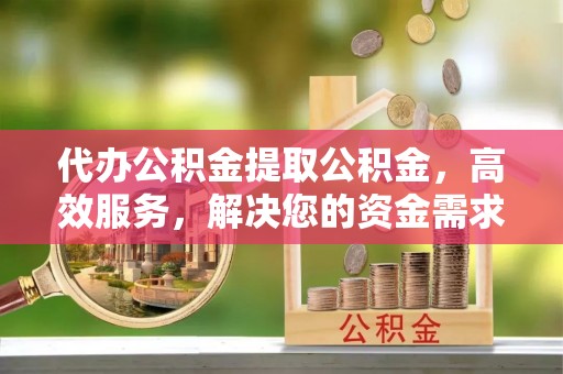 高港代办公积金提取公积金，高效服务，解决您的资金需求