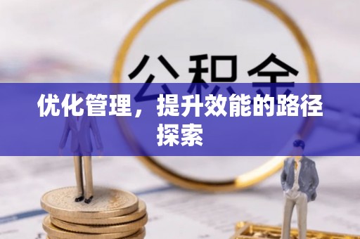 高港优化管理，提升效能的路径探索