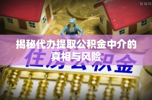 高港揭秘代办提取公积金中介的真相与风险