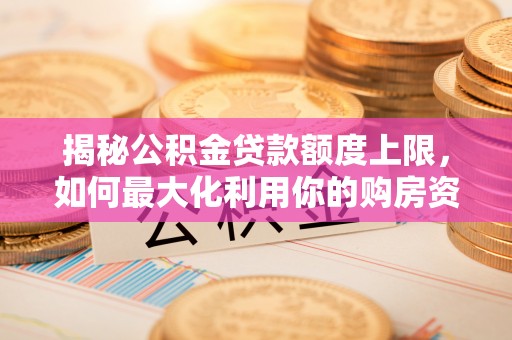 高港揭秘公积金贷款额度上限，如何最大化利用你的购房资金？