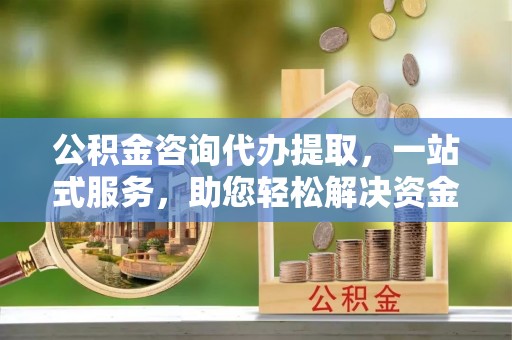 高港公积金咨询代办提取，一站式服务，助您轻松解决资金难题