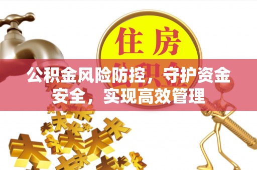 高港公积金风险防控，守护资金安全，实现高效管理