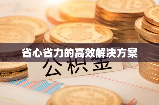 高港省心省力的高效解决方案
