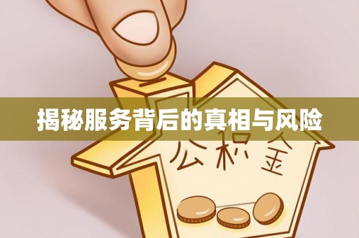 高港揭秘服务背后的真相与风险